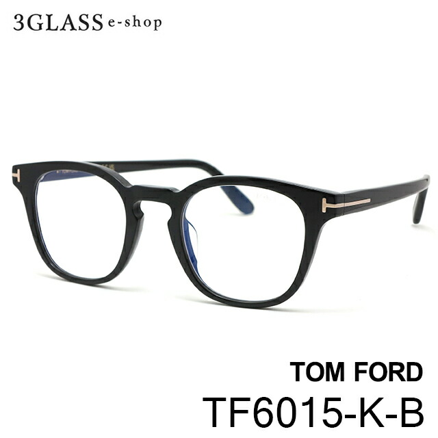 TOM FORD トムフォード TF6015-K-B 001(ブラック/ゴールド)メンズ 