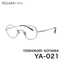 YOSHINORI AOYAMA YA-021<br>�J���[ 01(�V���o�[) 04(�_���[�W�V���o�[) 43mm<br>�����Y ���K�l �ዾ �T���O���X<br>yoshinori aoyama ya-021�y�X�����Ή����i�z