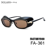 factory900（ファクトリー900）fa-361 52mm <br>6カラー 001G 001S 044S 097S 169G 244G<br>メンズ メガネ 眼鏡 サングラス<br>【店頭受取対応商品】