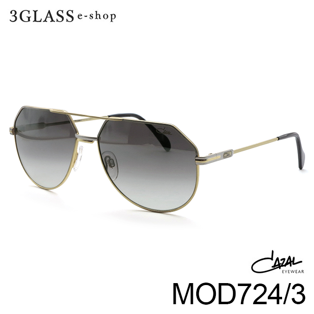 CAZAL カザール MOD724/3 1カラー 003（金色） 61mmメンズ サングラス