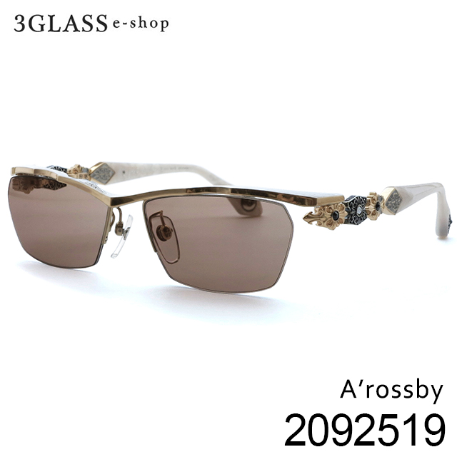 A'rossby(ロズビー) 209251901 5カラー サイズ ゴールド/シルバー 57mm, ホワイト/ブラック 56mm, ゴールド/シルバー  55mm, ホワイト/ブラック 55mm, ブラウン/ホワイト