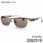A'rossby(ロズビー) 209251901 5カラー サイズ ゴールド/シルバー 57mm, ホワイト/ブラック 56mm, ゴールド/シルバー 55mm, ホワイト/ブラック 55mm, ブラウン/ホワイト