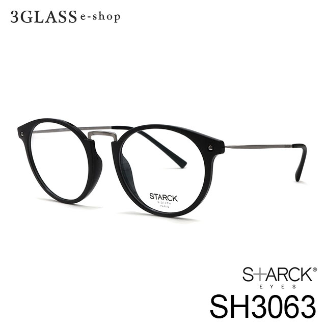 STARCK EYES スタルクアイズ sh3063 4カラー 0001(ブラック) 0002(ブルー) 0004(ネイビー)  0005(ブラウン)alain mikli アランミクリ 49mm メンズ メガネ サングラス【店頭受取対応商品】