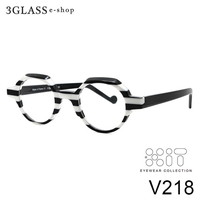 XIT エックスアイティー V218 カラー 102(ブラック/ホワイト)  44mm<br>メンズ メガネ サングラス 眼鏡<br>xit v218【店頭受取対応商品】