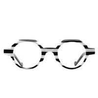 XIT エックスアイティー V218 カラー 102(ブラック/ホワイト)  44mm<br>メンズ メガネ サングラス 眼鏡<br>xit v218【店頭受取対応商品】