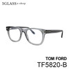 TOM FORD（トム・フォード）tf5820-b <br>2カラー 020(クリアグレー/シルバー) 052(バラフ/ゴールド) 50mm メンズ メガネ 眼鏡<br>【店頭受取対応商品】